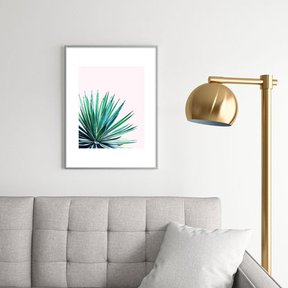 83 Oranges Agave Love Metal Framed Art Print