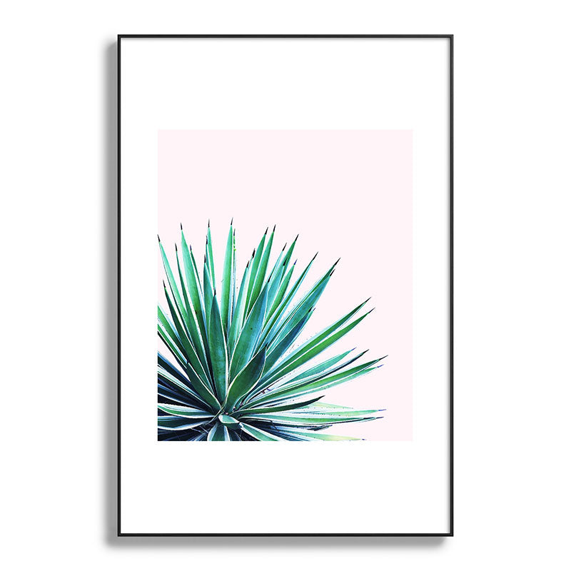 83 Oranges Agave Love Metal Framed Art Print