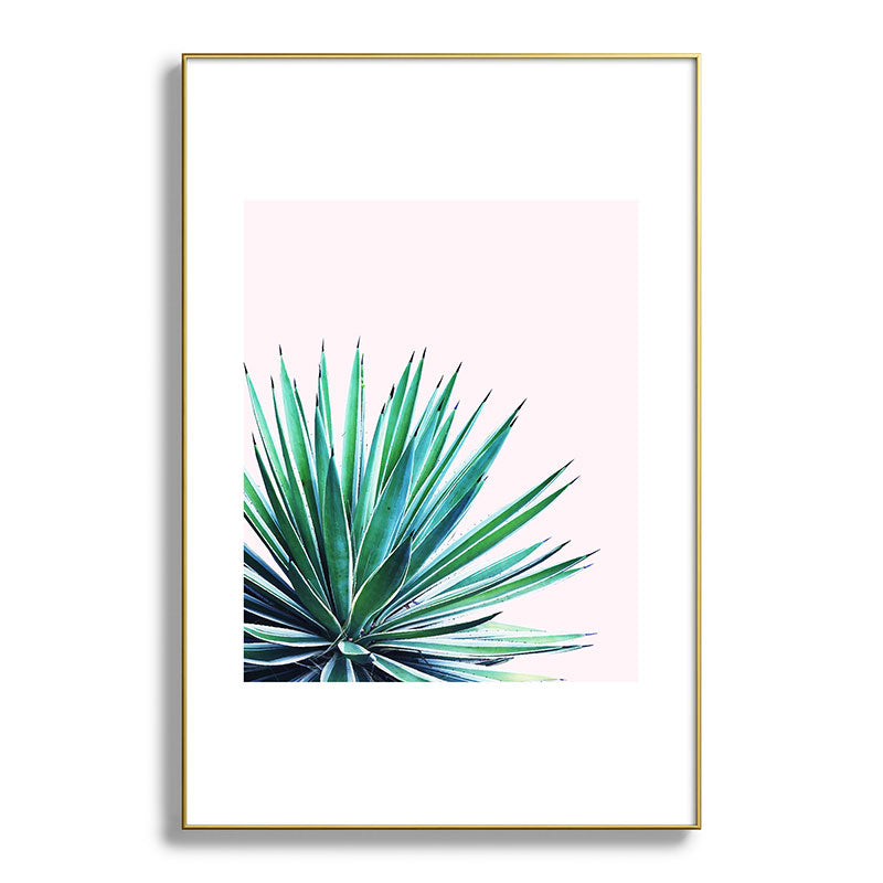 83 Oranges Agave Love Metal Framed Art Print