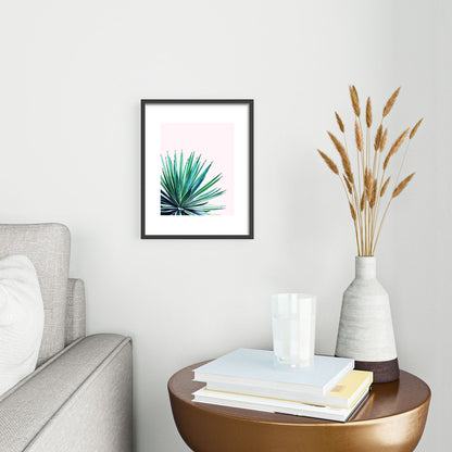 83 Oranges Agave Love Metal Framed Art Print