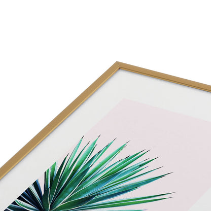 83 Oranges Agave Love Metal Framed Art Print