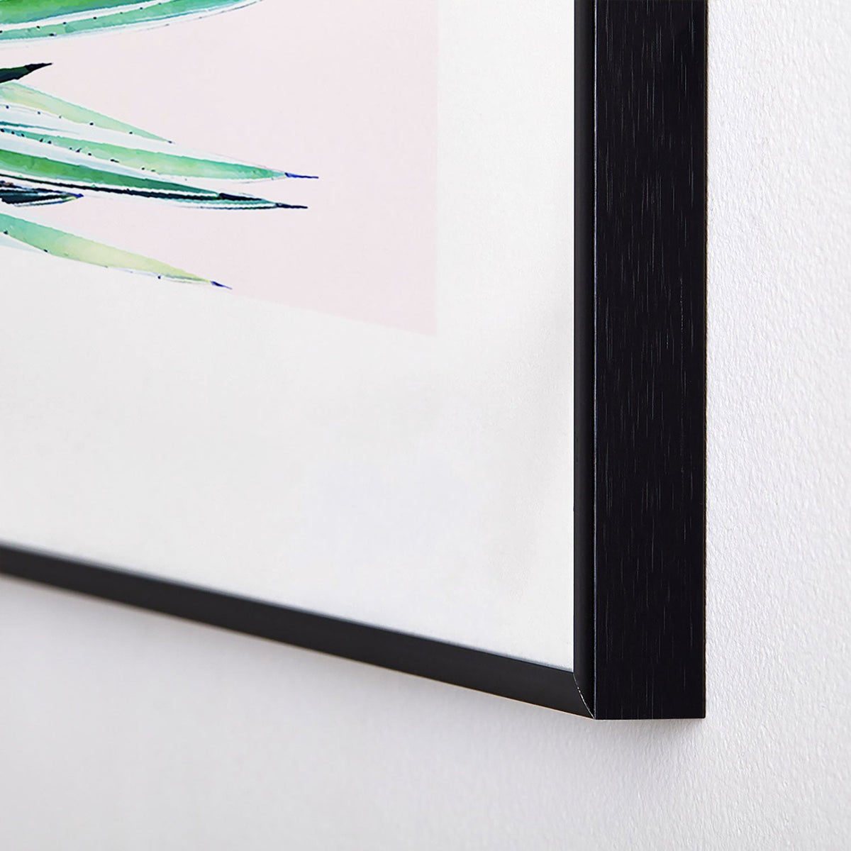 83 Oranges Agave Love Metal Framed Art Print
