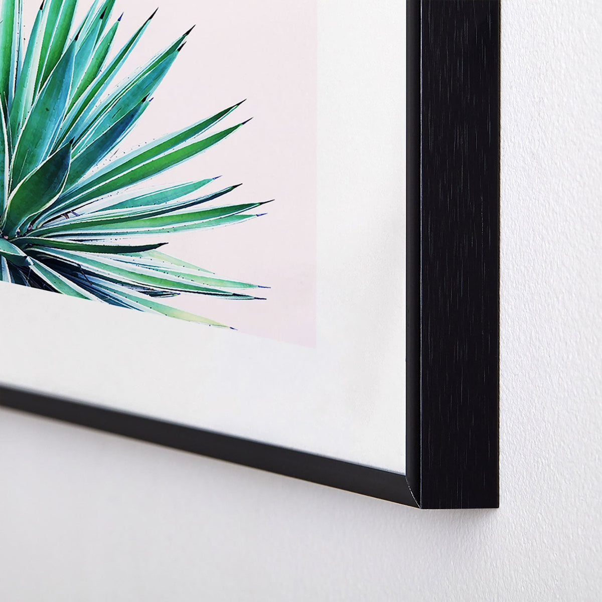 83 Oranges Agave Love Metal Framed Art Print