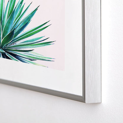 83 Oranges Agave Love Metal Framed Art Print