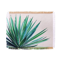 83 Oranges Agave Love Throw Blanket