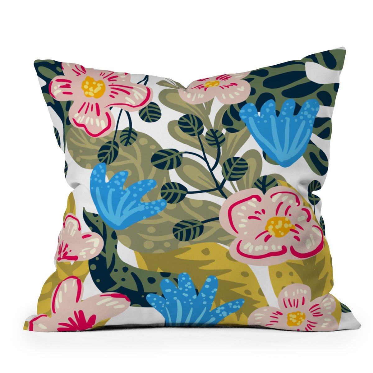 83 Oranges Aksa Throw Pillow