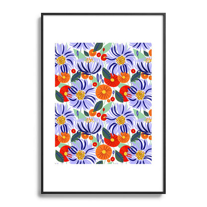 83 Oranges Alia Metal Framed Art Print