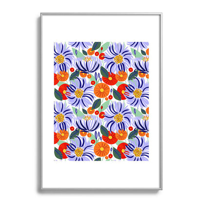 83 Oranges Alia Metal Framed Art Print