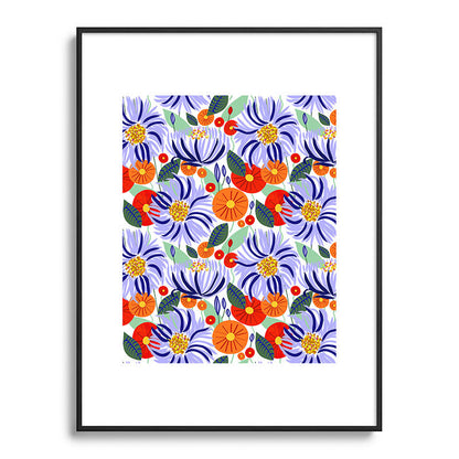 83 Oranges Alia Metal Framed Art Print