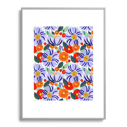 83 Oranges Alia Metal Framed Art Print