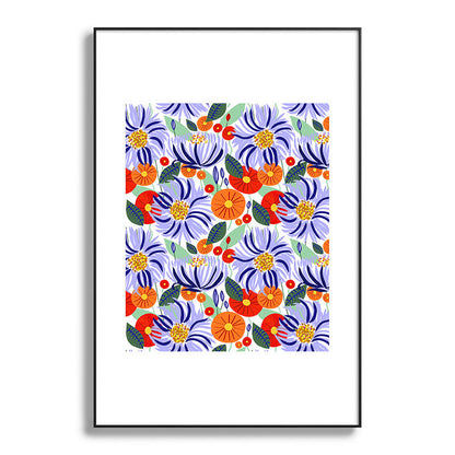 83 Oranges Alia Metal Framed Art Print