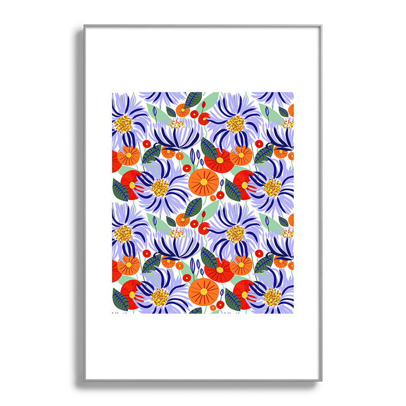 83 Oranges Alia Metal Framed Art Print