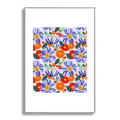 83 Oranges Alia Metal Framed Art Print