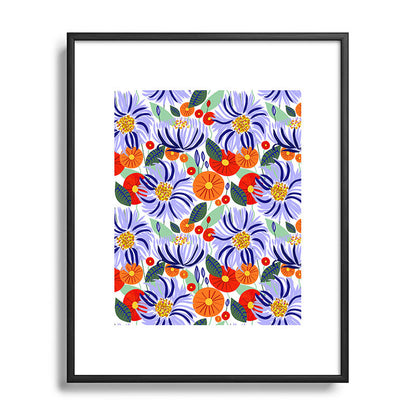 83 Oranges Alia Metal Framed Art Print
