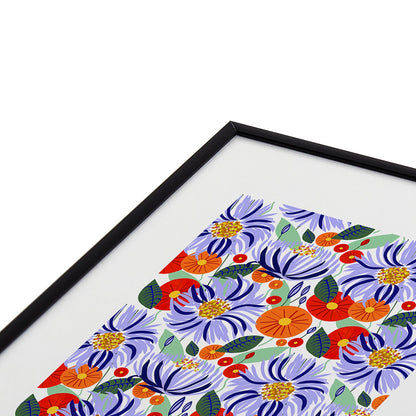 83 Oranges Alia Metal Framed Art Print