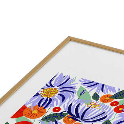 83 Oranges Alia Metal Framed Art Print
