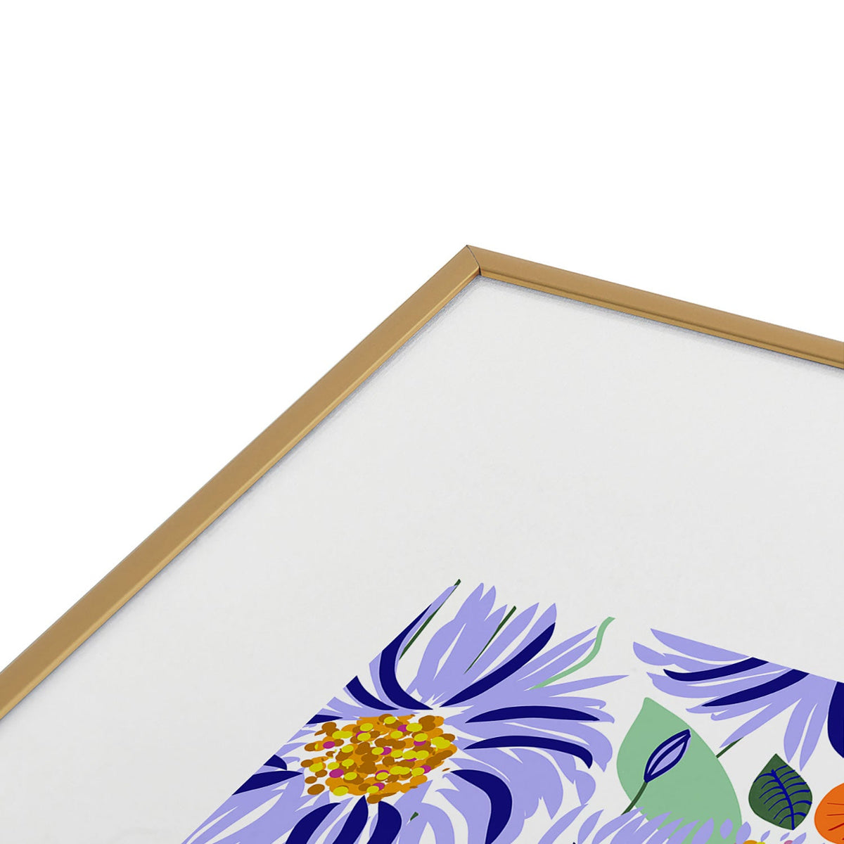 83 Oranges Alia Metal Framed Art Print