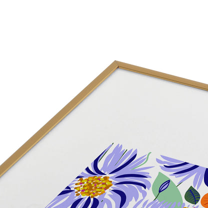 83 Oranges Alia Metal Framed Art Print