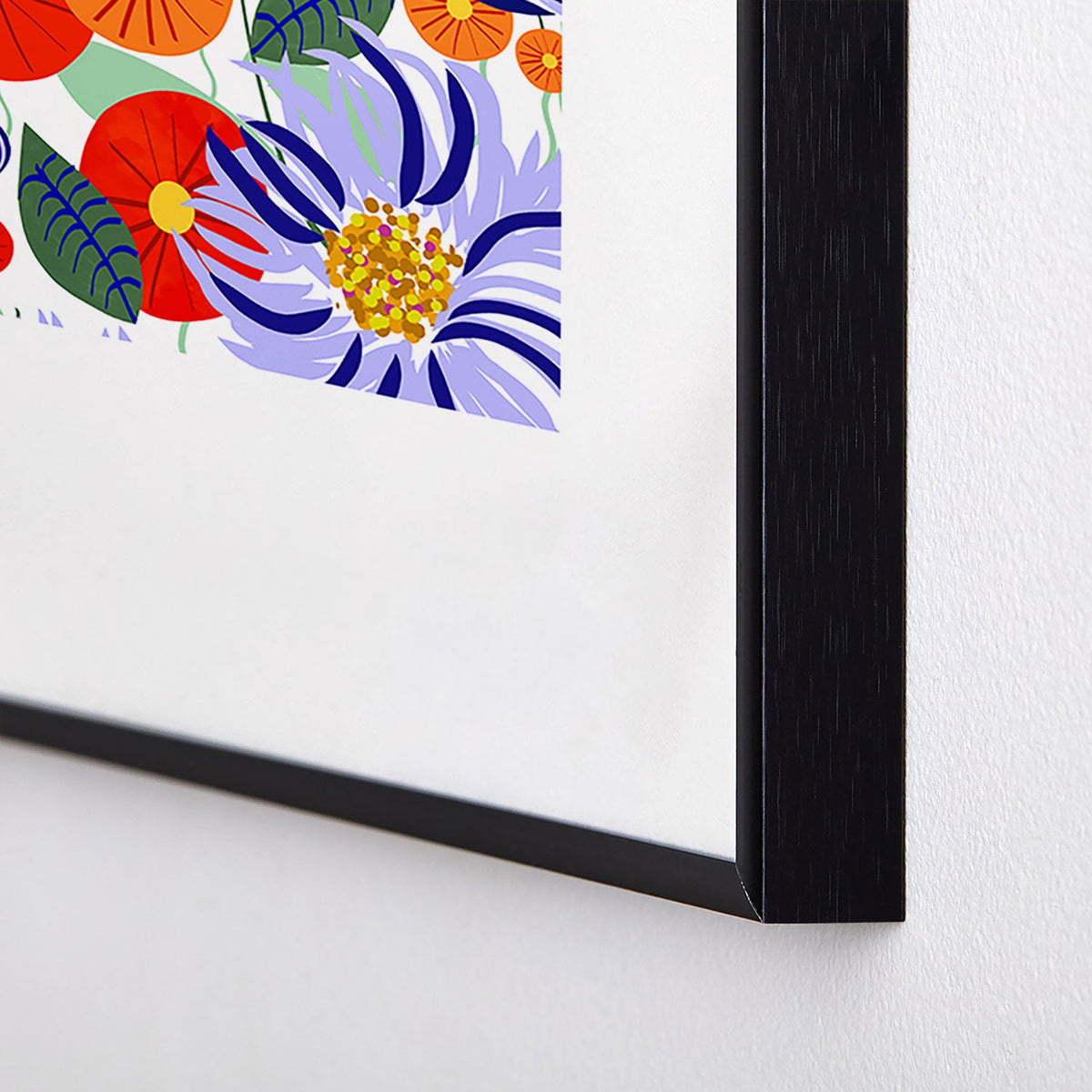 83 Oranges Alia Metal Framed Art Print