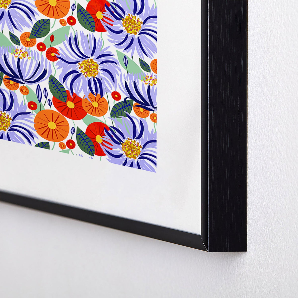 83 Oranges Alia Metal Framed Art Print