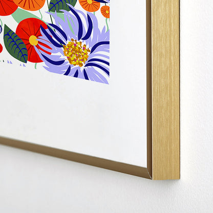 83 Oranges Alia Metal Framed Art Print