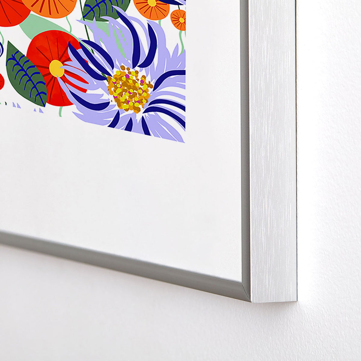 83 Oranges Alia Metal Framed Art Print