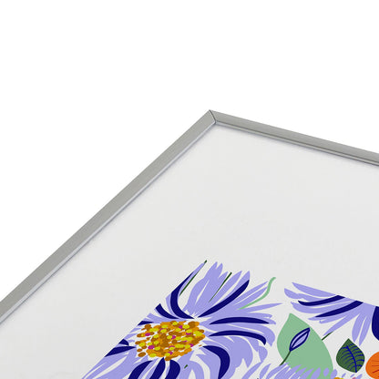83 Oranges Alia Metal Framed Art Print