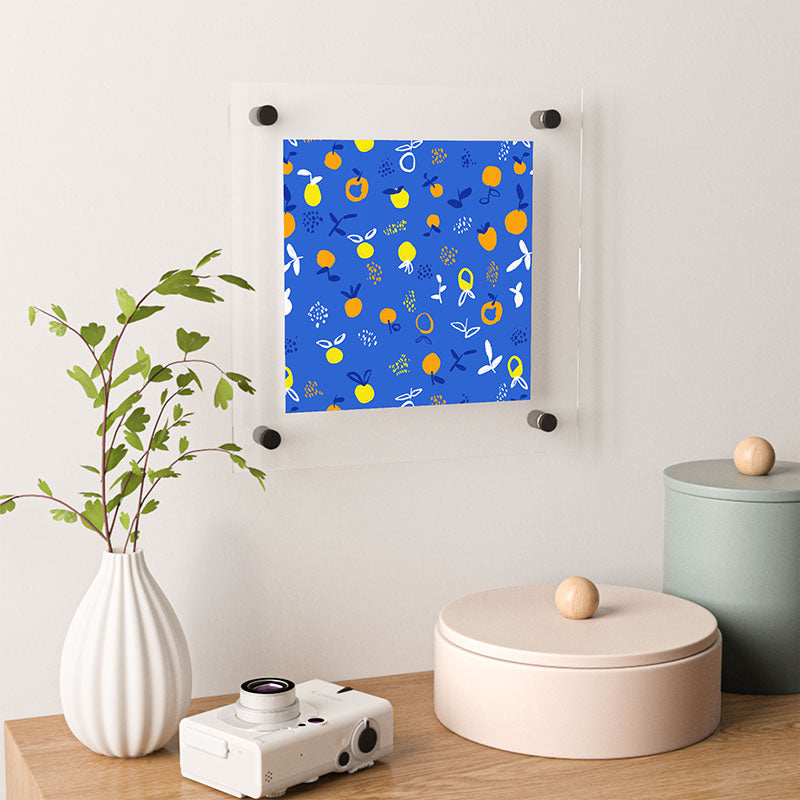 83 Oranges Always Summer In Good Company Floating Acrylic Print