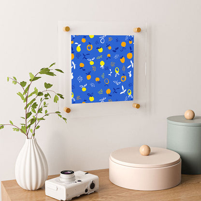 83 Oranges Always Summer In Good Company Floating Acrylic Print