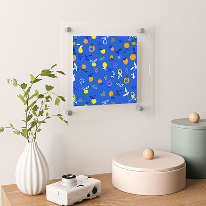 83 Oranges Always Summer In Good Company Floating Acrylic Print