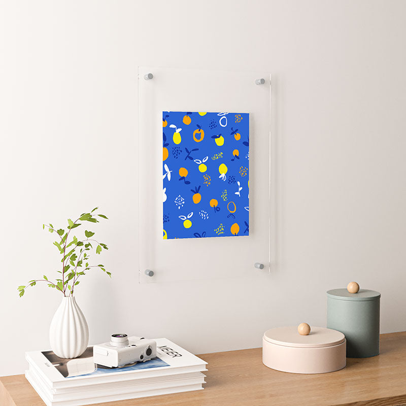 83 Oranges Always Summer In Good Company Floating Acrylic Print