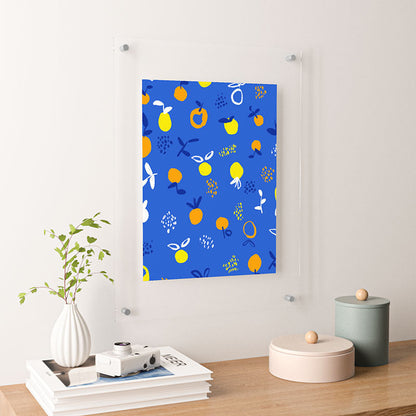 83 Oranges Always Summer In Good Company Floating Acrylic Print