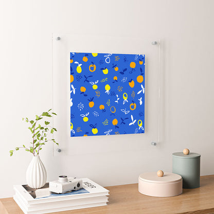 83 Oranges Always Summer In Good Company Floating Acrylic Print