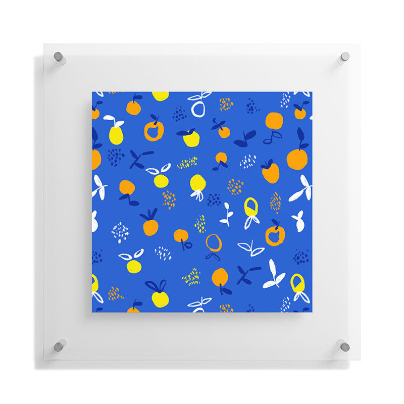 83 Oranges Always Summer In Good Company Floating Acrylic Print