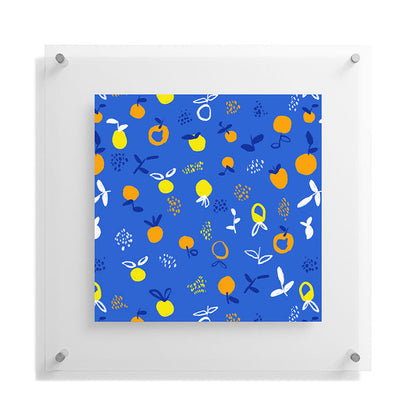 83 Oranges Always Summer In Good Company Floating Acrylic Print