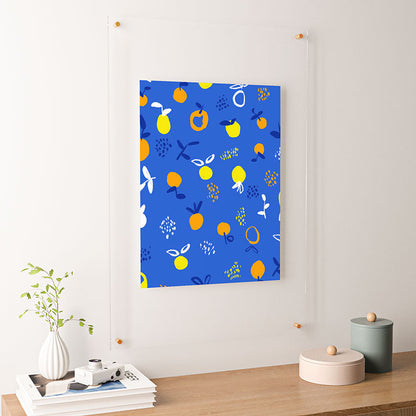 83 Oranges Always Summer In Good Company Floating Acrylic Print