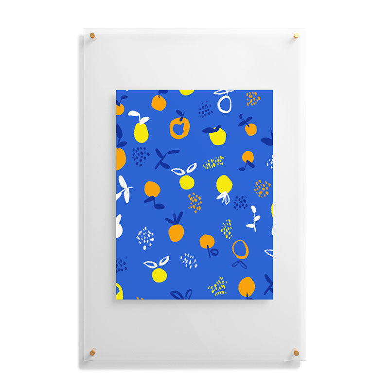 83 Oranges Always Summer In Good Company Floating Acrylic Print