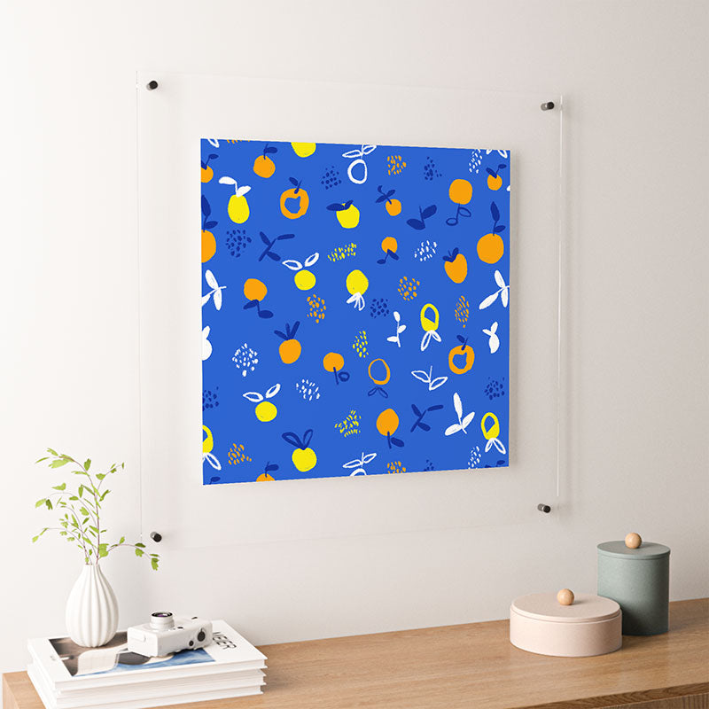 83 Oranges Always Summer In Good Company Floating Acrylic Print
