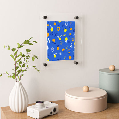 83 Oranges Always Summer In Good Company Floating Acrylic Print