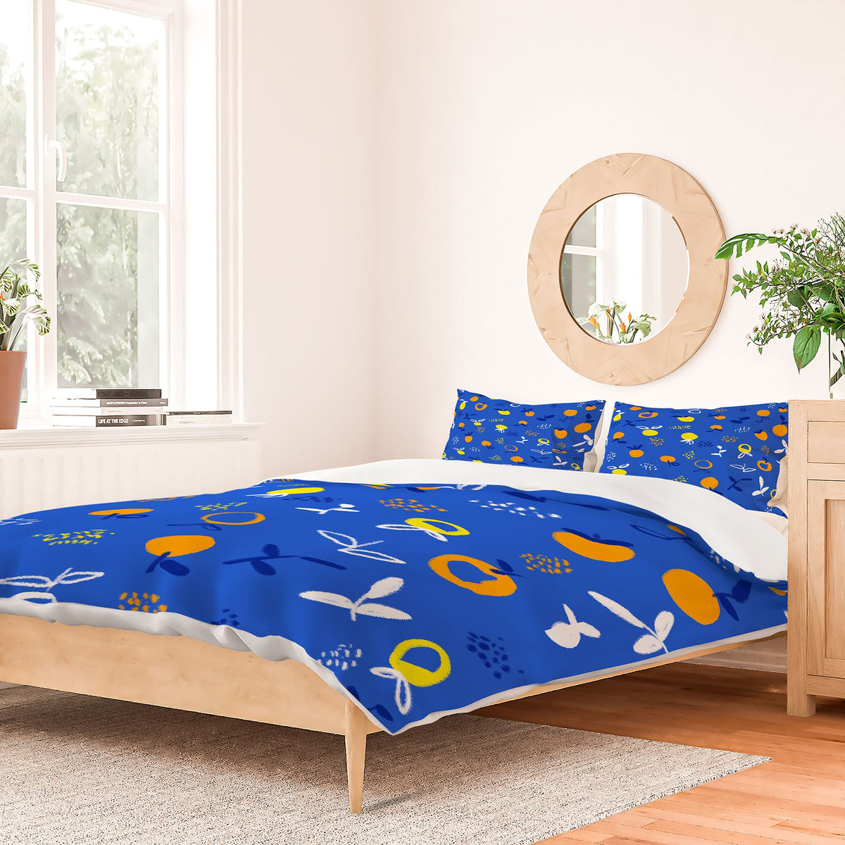 83 Oranges Always Summer In Good Company Duvet Cover
