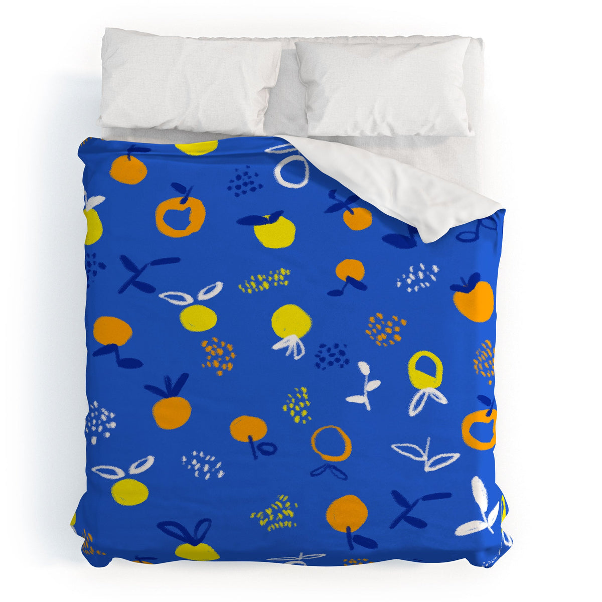 83 Oranges Always Summer In Good Company Duvet Cover