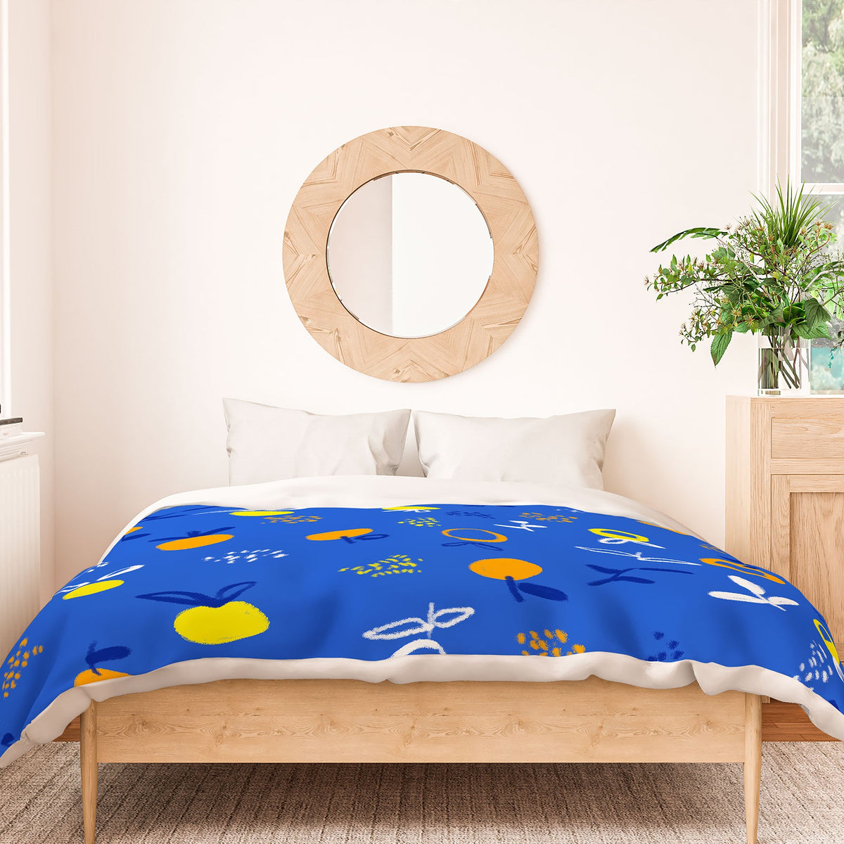 83 Oranges Always Summer In Good Company Duvet Cover