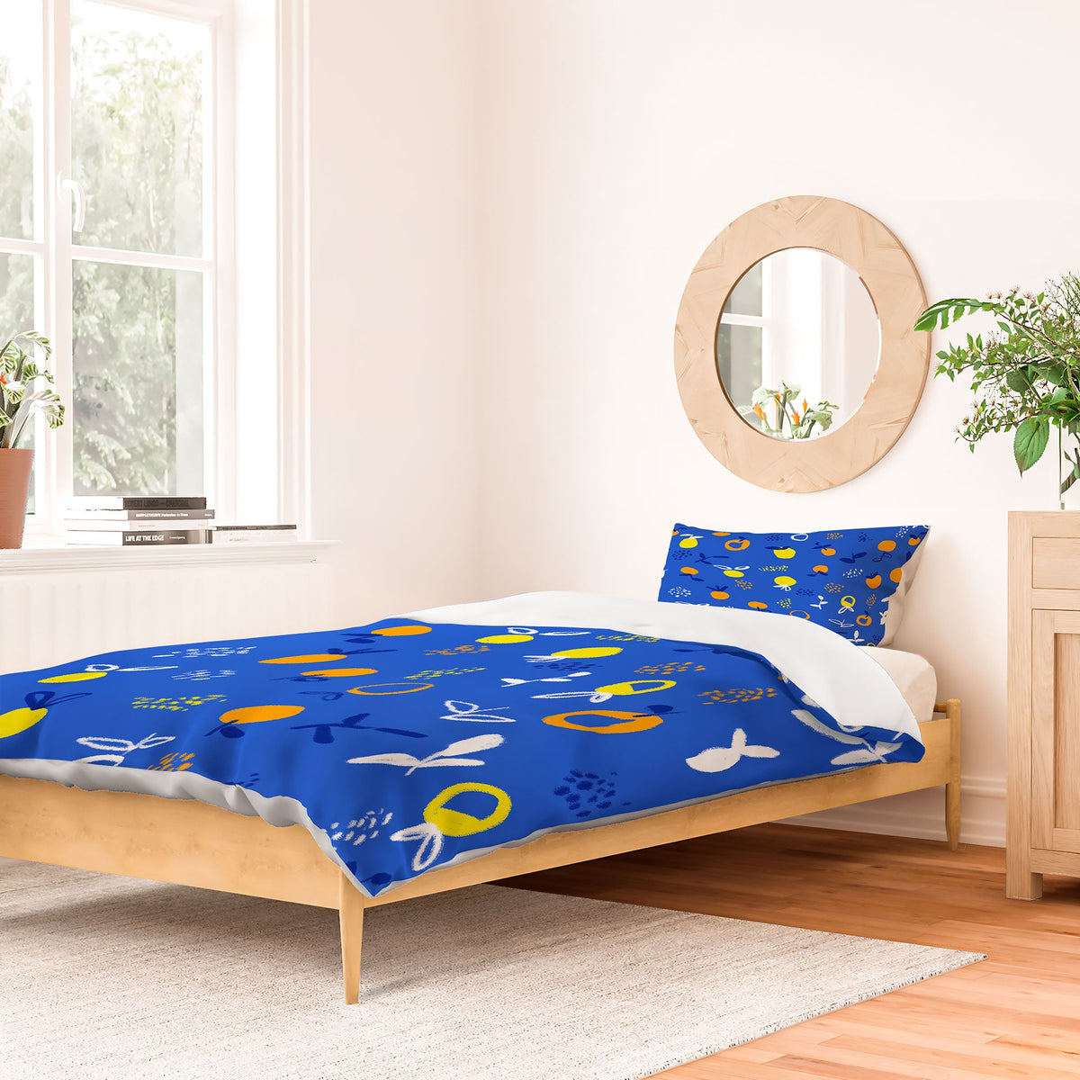 83 Oranges Always Summer In Good Company Duvet Cover
