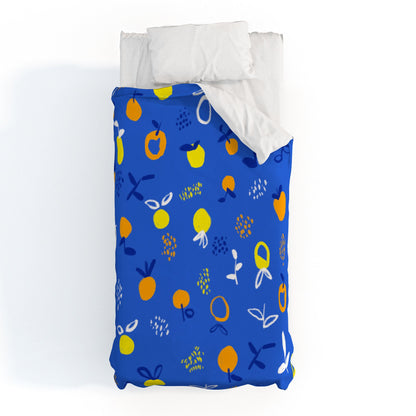 83 Oranges Always Summer In Good Company Duvet Cover