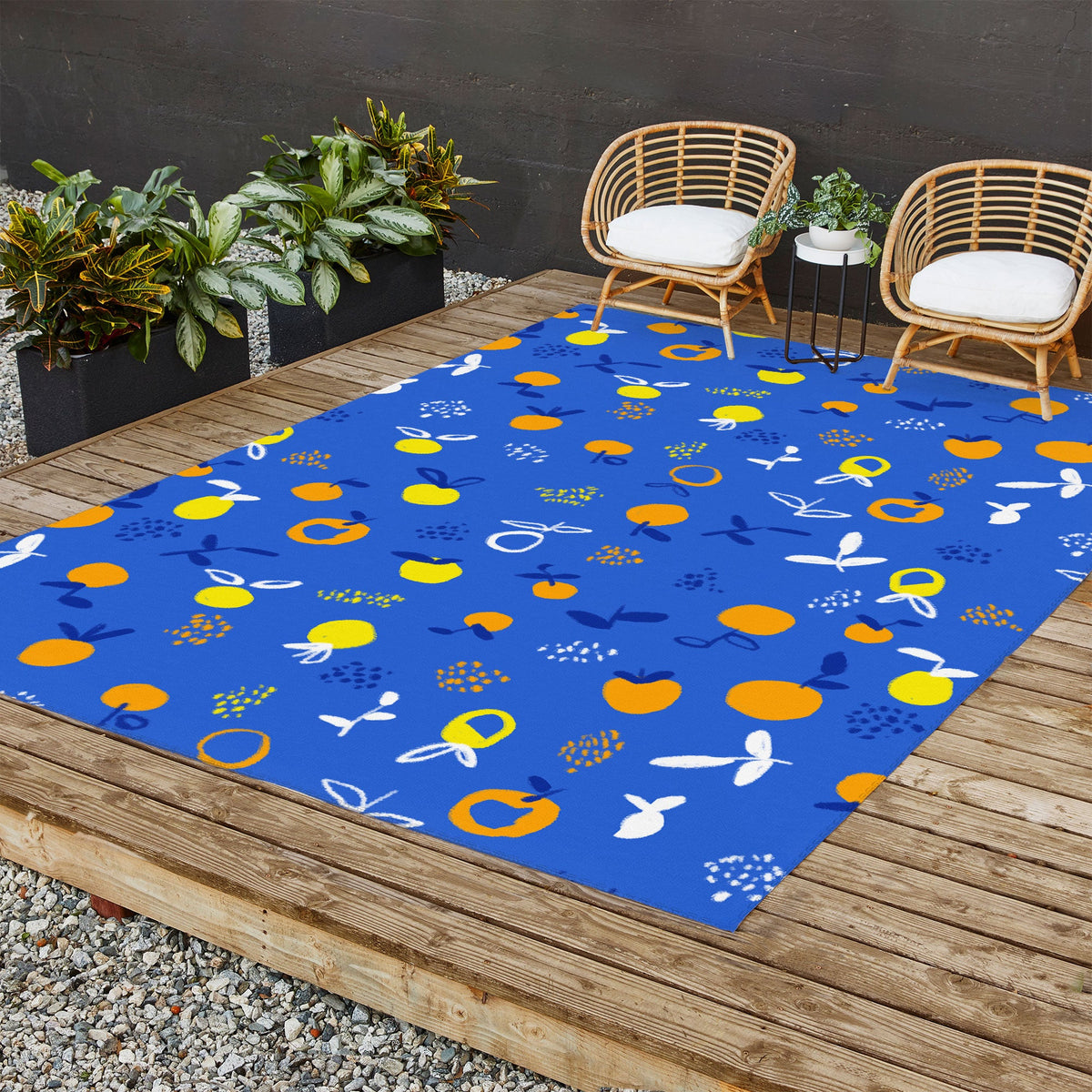83 Oranges Always Summer In Good Company Outdoor Rug