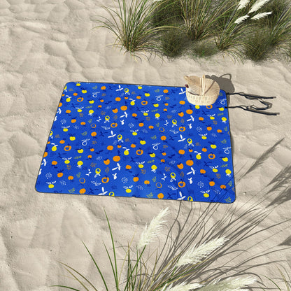 83 Oranges Always Summer In Good Company Picnic Blanket