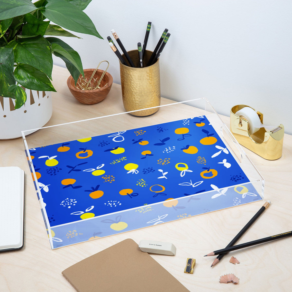 83 Oranges Always Summer In Good Company Acrylic Tray