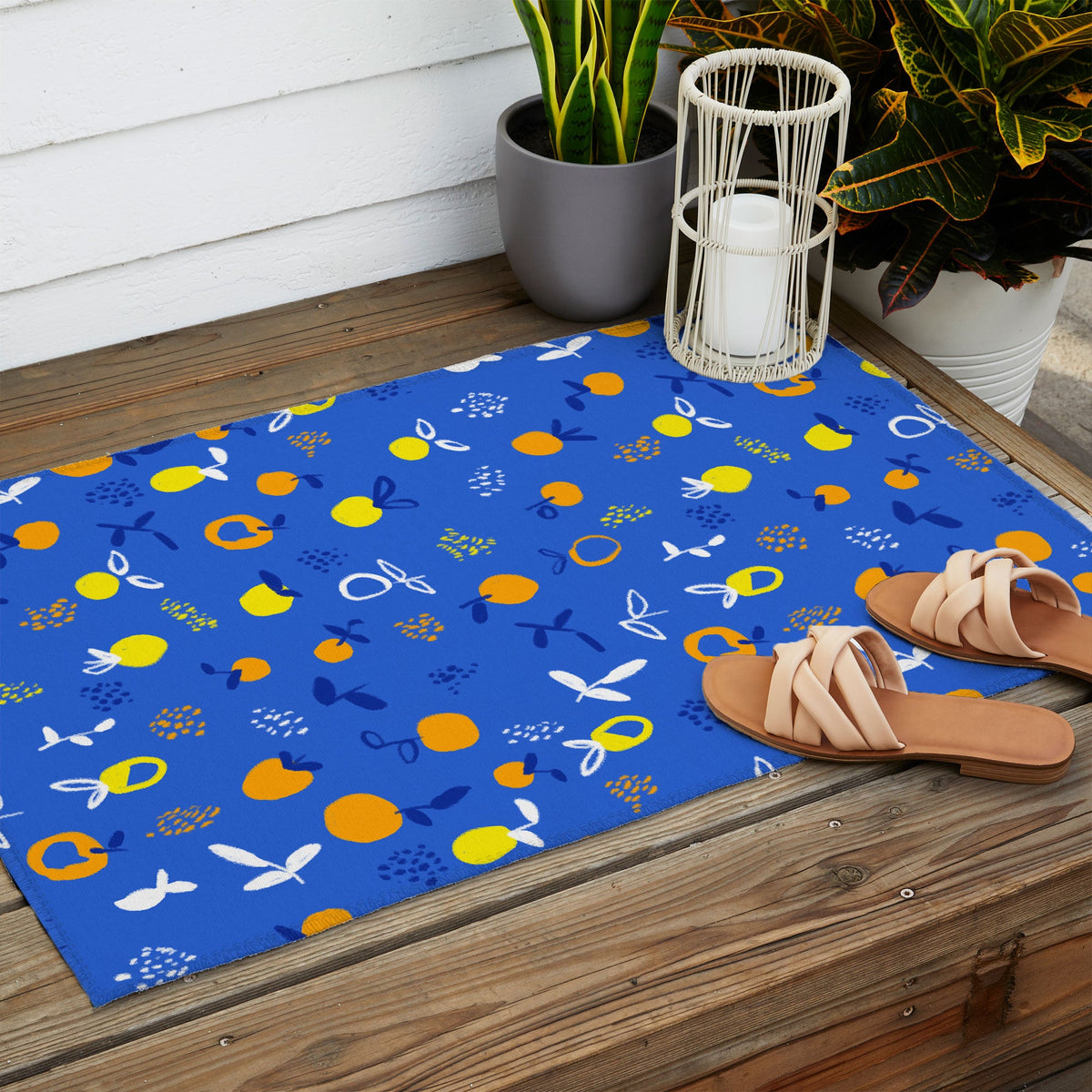 83 Oranges Always Summer In Good Company Outdoor Rug