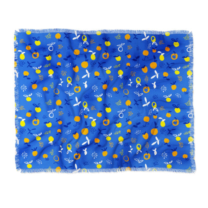 83 Oranges Always Summer In Good Company Throw Blanket