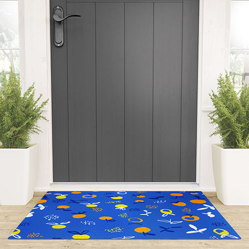 83 Oranges Always Summer In Good Company Welcome Mat